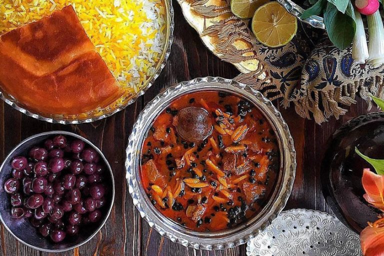 طرز تهیه خورشت خلال کرمانشاهی