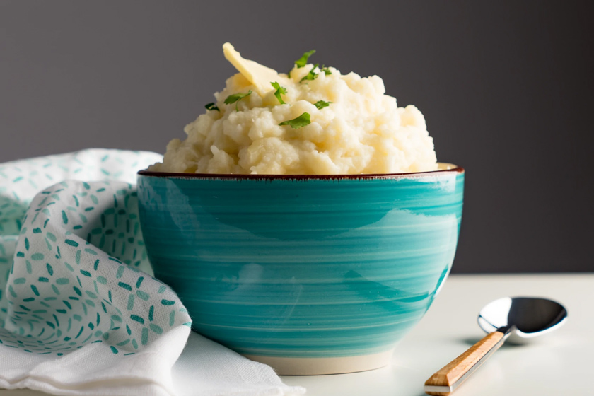 طرز تهیه پوره شلغم با سیب زمینی