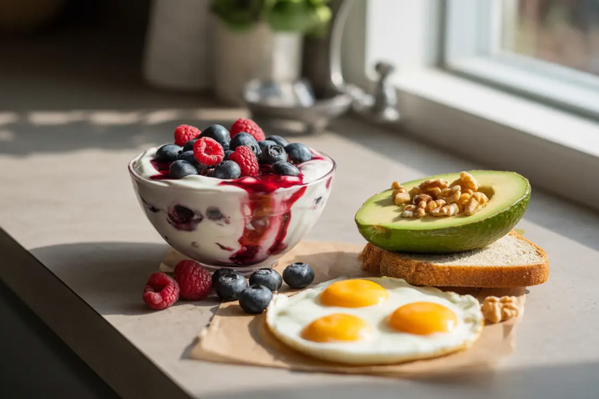 تخم‌مرغ یا ماست برای صبحانه