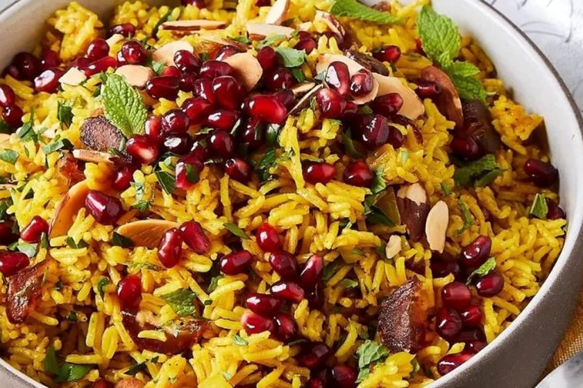 طرز تهیه انار پلو