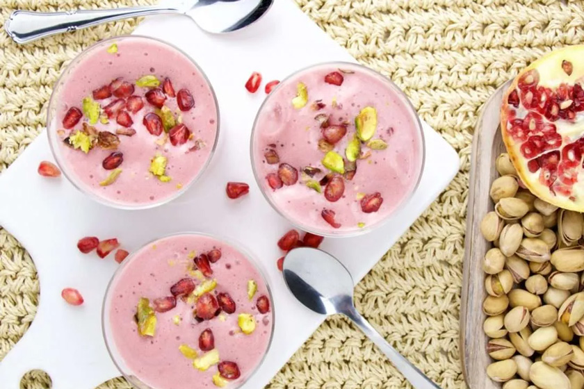 طرز تهیه موس انار