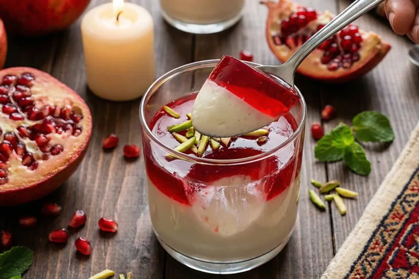 تزئین ژله برای شب یلدا