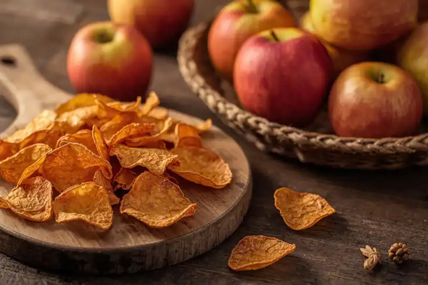 تهیه چیپس سالم و ترد از میوهها و سبزیجات