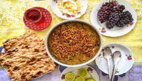 آش شله قلمکار نذری