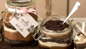 تهیه جار کیک شکلاتی