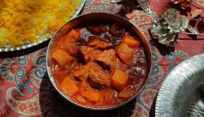 طرز تهیه خورش کدو حلوایی با مرغ