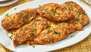 طرز تهیه فیله مرغ با سس کره و سیر