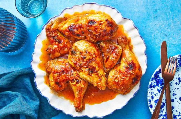 طرز تهیه مرغ با سس زردآلو