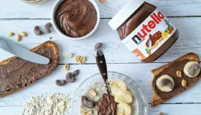 طرز تهیه میان وعده با نوتلا