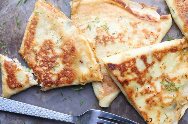 طرز تهیه کرپ گوشت و جعفری