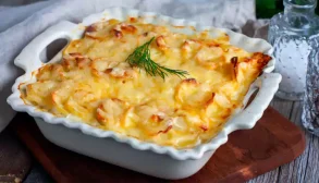 غذا با سیب زمینی و پنیر پیتزا