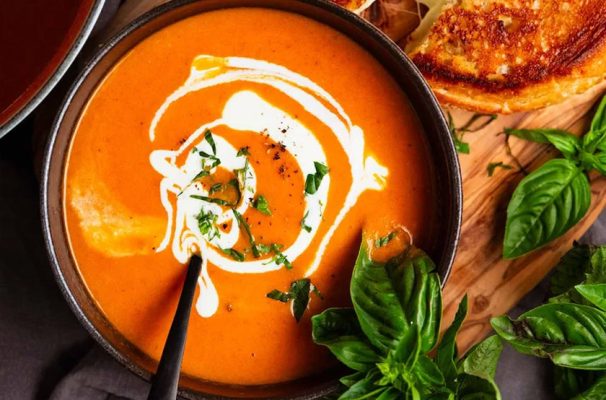 طرز تهیه سوپ گوجه‌فرنگی